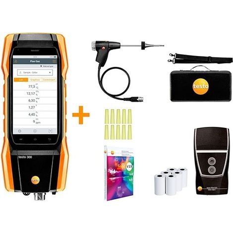 Analizzatore di Combustione Testo 300 Kit 1 con NOx - 0564300274