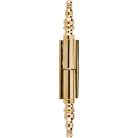 Paumelle universelle de meuble réversible 800-17-A-70 - vieux bronze - 122 x 55 mm - BROS