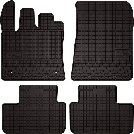 Tapis de sol en caoutchouc pour Renault Captur II crossover (2020-) - noirs, sur mesure