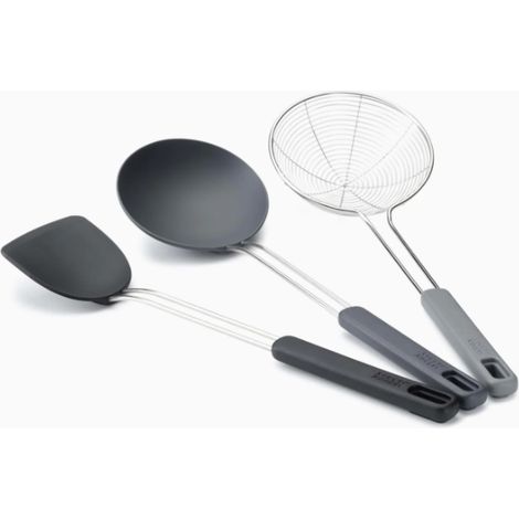 Joseph Joseph Nest Fusion set di 3 utensili da cucina nero argento (1/5)