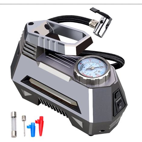 Gonfleur de pneus électrique 12 V (modèle Pointer) avec arrêt automatique et éclairage LED (1/5)