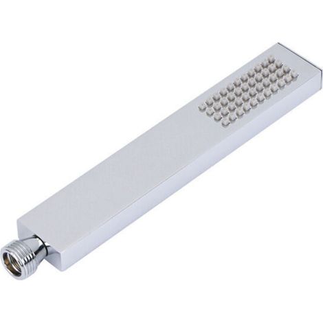 Pommeau de douche monobloc rectangulaire en cuivre plaqué à face droite douchette-219×35×15mm