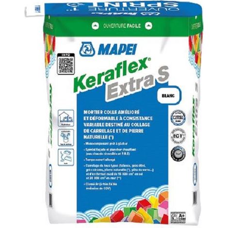 Mortier colle KERAFLEX EXTRA S - Coloris: Blanc