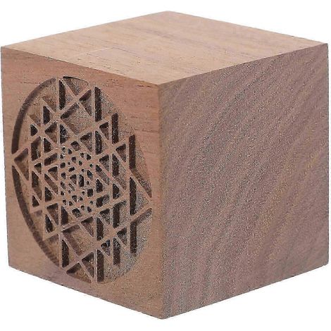 Diffuseur d'arômes cubique en bois de noyer noir, diffuseur d'huiles essentielles pour voiture, bureau, studio de yoga, portable, 4 cm (1,57 pouce). (1/2)