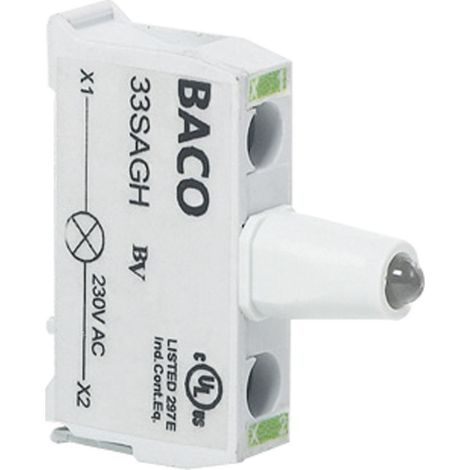 BACO 33SARL LED-Element Rot 12 V/DC, 24 V/DC 1 St. (1/2)