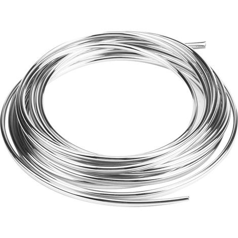 Moulure de protection anti-rayures pour bord de porte de voiture, 6 m/19,7 ft, couleur noire (argent) (1/5)