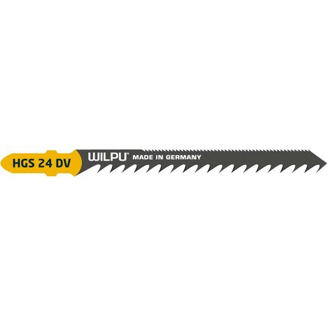 Lames pour scie sauteuse Wilpu HGS 24 DV 5 unités (1/2)