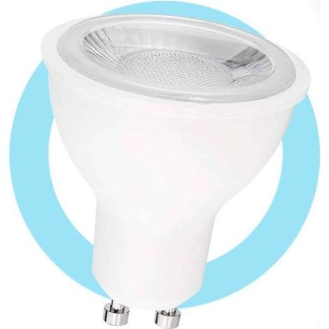 Ampoule LED GU10 - SMD2835 - 7W - Ø50mm - Optique à 45º - Blanc Froid (1/5)