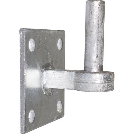 TIMCO Gate Hinge Hook on Square Plates Hot Dipped Galvanised - 19mm