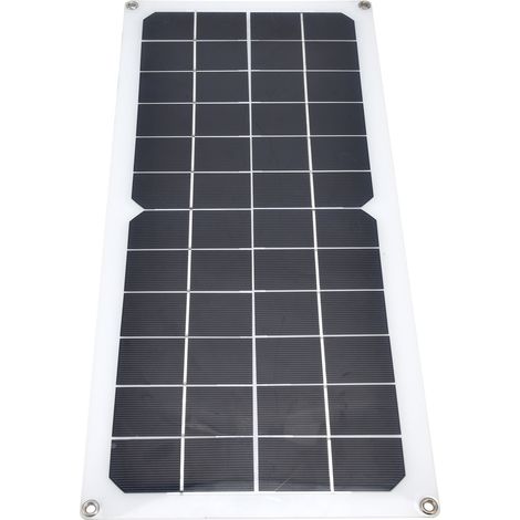 Panneau de charge solaire photovoltaïque 10 W avec deux ports USB pour camping-cars, bateaux, avions, satellites et installations spatiales (1/5)