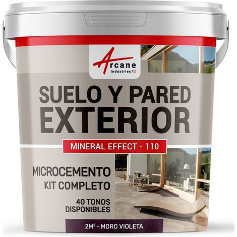 Microcemento para exteriores: suelos, muros, terrazas, balcones, escaleras