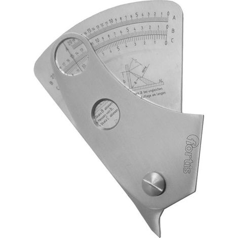 Fortis Schweißnahtlehre rostfrei 0,1mm (1/2)