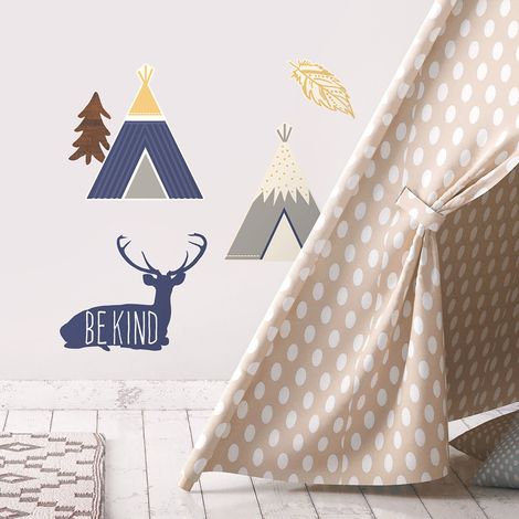 Stickers - Nature Avec Un Renne - Hauteur 92.71 cm (1/3)