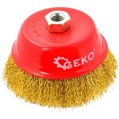 Cepillo frontal de alambre de latón de 125 mm/5" M14(30) (1/3)