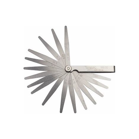 USAG 966/13 SPESSIMETRO DA 13 LAME LAMA CON SPESSORE DA 0,05 A 1,00 MM