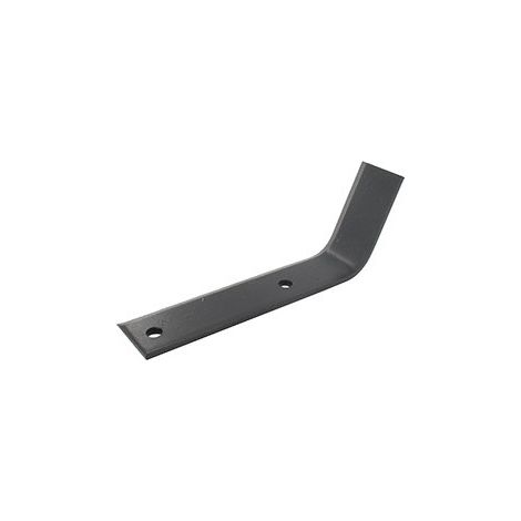 Cuchillo de fresas izquierdo para motocultor adaptable a Kubota - L: 190 mm. Tipo escardador.
