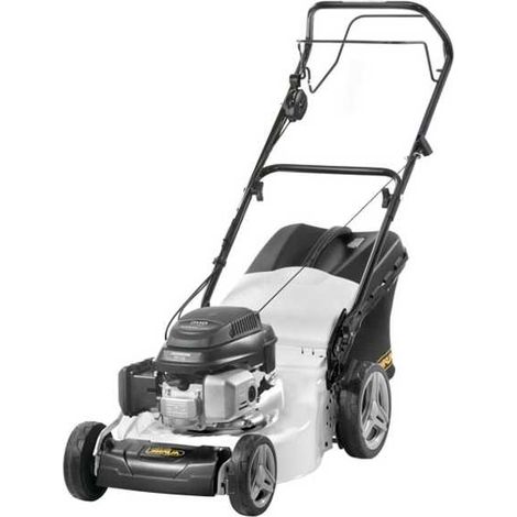 Alpina – Tondeuse à gazon électrique 46 cm – Moteur HONDA GCV 160 – Traction arrière débrayable – Kit mulching inclus