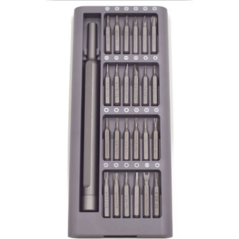 HANBING 24-in-1 Handy-Schraubendreher-Set (grau, Box), Präzisionswerkzeug S2, 24-in-1 Telekommunikations-Set (1/5)