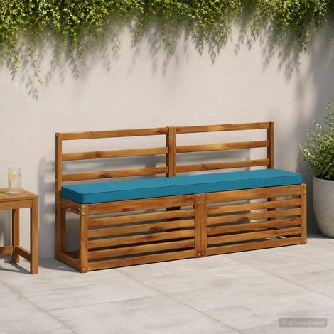 vidaXL Cojines para banco de 2 piezas VUGHT 2 pcs 100% Poliéster (1/5)