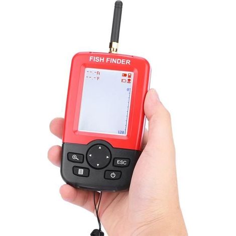 Sondeur de pêche sans fil - Trouveur de poisson - Plage de profondeur 0,6-40m - 125 KHZ (1/4)