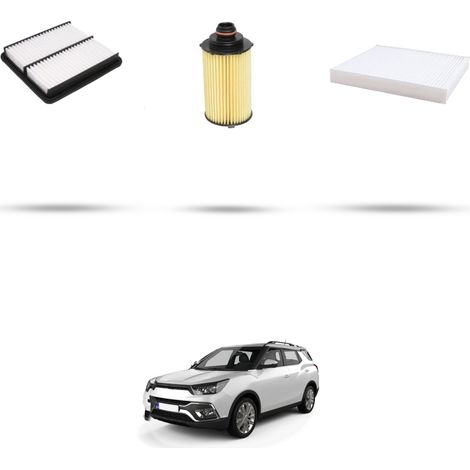 Kit tagliando 3 filtri compatibile con Ssangyong XLV 1.6 D 85kw dal 2016 (1/5)
