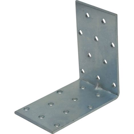 Giunzione ad angolo in acciaio zincato bianco spessore 2,5 mm -60 x 60 x 50 mm / 1 Pezzo (1/2)