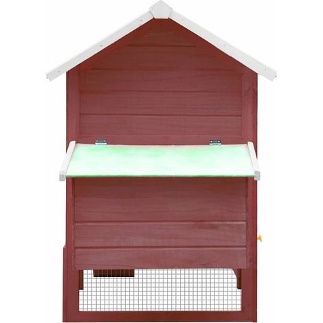 Maison Exclusive - Pollaio Moca 170x81x110 cm in Legno Massello di Pino e Abete (1/5)