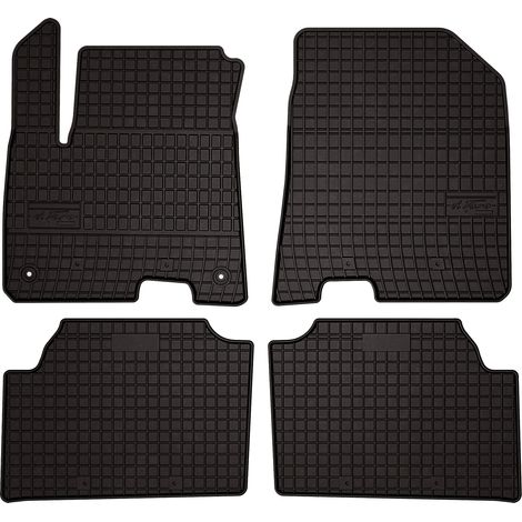 Alfombrillas de goma para coche: Kia eNiro / Niro EV crossover (2016-2022) - negras, a medida