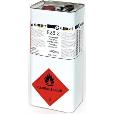 Nettoyant pour PVC et ABS élimination des résidus de graisses. d'huiles et de colles de film. bidon de 0.800 litre - KLEIBERIT CHIMIE