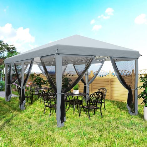 Grandes tentes, tentes de camping, tentes pare-soleil, pavillons avec moustiquaires amovibles et sacs de rangement, tentes de mariage — idéales pour le camping et les événements familiaux (1/5)