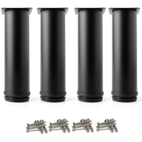 Verstellbare Möbelfüße aus Edelstahl, 150 mm hoch, Verstellbereich 0 bis 15 mm (1/5)