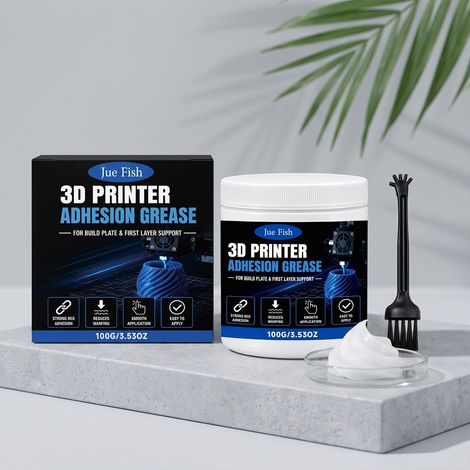 3D Printer Platform Adhesion Paste - Enhances Printing Plate Adhesion and Prevents Lifting Coating - 100g -- BIEMMEDUE (1/5)
