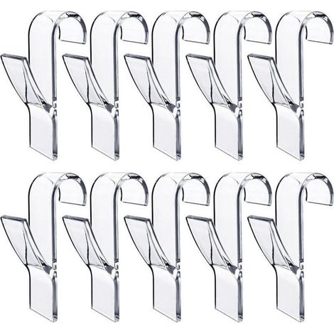 10 Pièces Crochet Seche Serviette,Crochet Radiateur Seche Serviette,Peignoirs,Plastique,Pour Tous Les Radiateurs Standards,Salle De Bain Et Cuisine,Flexibles,Amovibles(Transparent)-DOU (1/4)