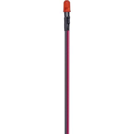 TRU COMPONENTS T1810O085 Assortiment de LEDs rouge rond 3 mm 600 mcd 30 ° Q753672
