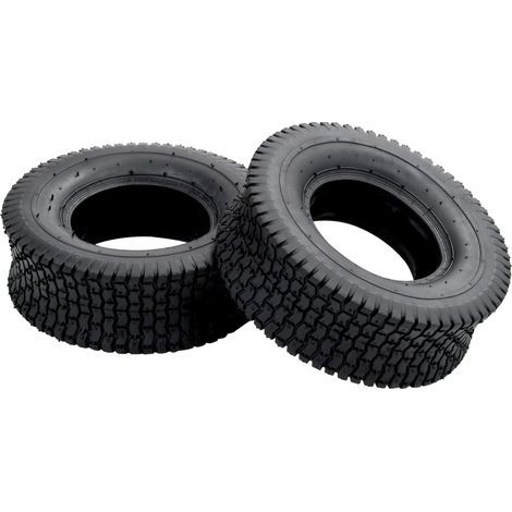 Pneus de brouette 2 pcs 13x5.00-6 4PR Caoutchouc (1/5)