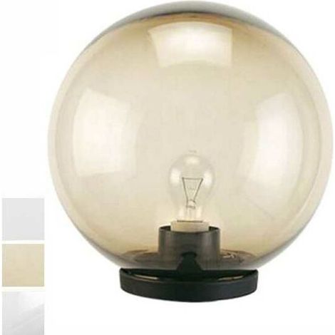 Globe Extérieur 25 cm Transparent – Décoration design pour jardin, terrasse ou salon extérieur