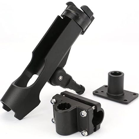 Support de canne à pêche multifonction rotatif, réglable, montage latéral, accessoires pour bateau et kayak, réglable et rotatif à 360°
