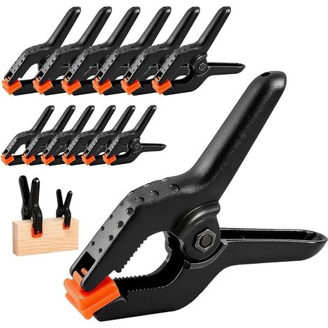 Pinces à Ressort 12 Pièces, Pince de Serrage pour Bricolage et DIY (1/5)