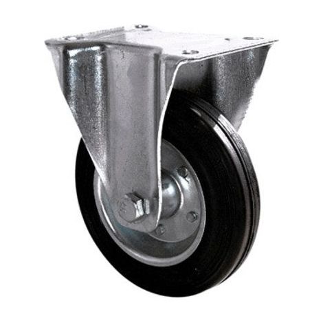 Bockrolle mit Platte, Durchmesser 160 mm Guitel point M