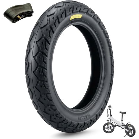 1 Copertone 14 X 2.125 (57-254) + Camera Valvola Curva Pneumatico Bici Elettrica E-Bike Carrozzina (1/5)