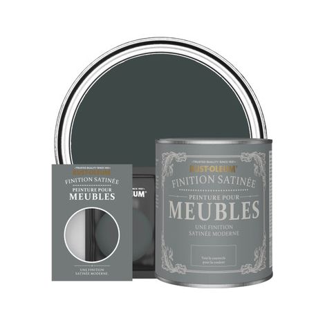 Peinture pour Meubles Finition Satinée - Sable Noir (1/2)