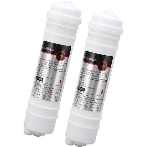 2er-Pack Ersatzfilter für Wasserfilter, RO-Membran, Schnellanschluss, koreanisches Design, 10 Zoll, 75 g (1/5)
