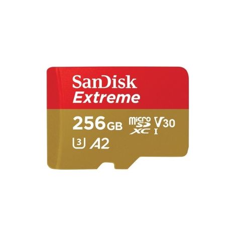 Tarjeta microSDXC Sandisk Extreme de 256 GB a 190/130 MB/s