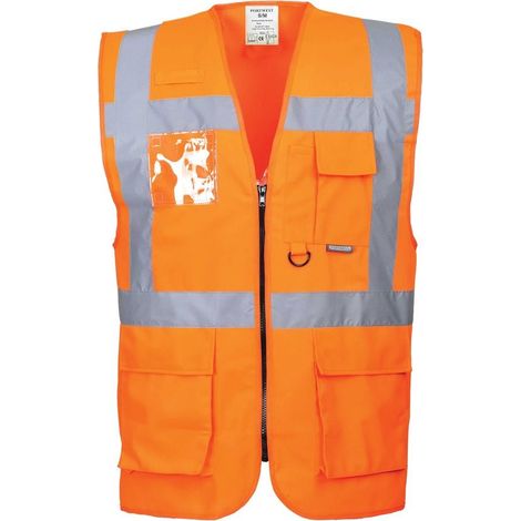 Gilet ad alta visibilità Executive-Berlin Portwest Arancione XL