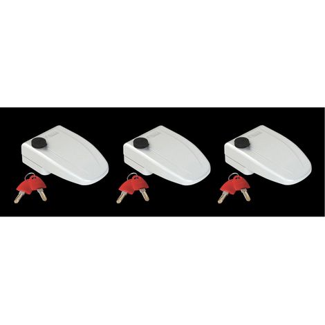 Conjunto de 3 cerraduras de seguridad para puerta - Fiamma