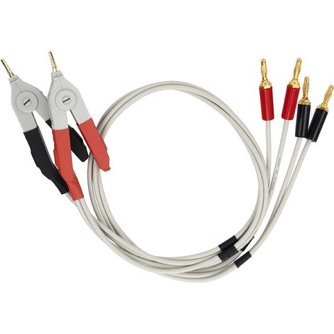 4-polige Elektronik-Prüfleitung, digitale Brückenprüfklemme, Niederohm-Prüfklemme, Kabel (1/5)