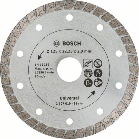 Bosch Diamanttrennscheibe Turbo, Durchmesser: 125 mm - 2607019481 (1/2)