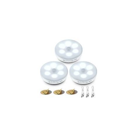 Automatisches LED-Nachtlicht, Bewegungsmelder-Lampe für den Innenbereich, kabellose LED-Lampe, 3 Modi (Auto/Ein/Aus), LED-Schrankleuchte, USB-wiederaufladbare Lampe für Vitrinen, Küche, Schminktisch,  (1/5)