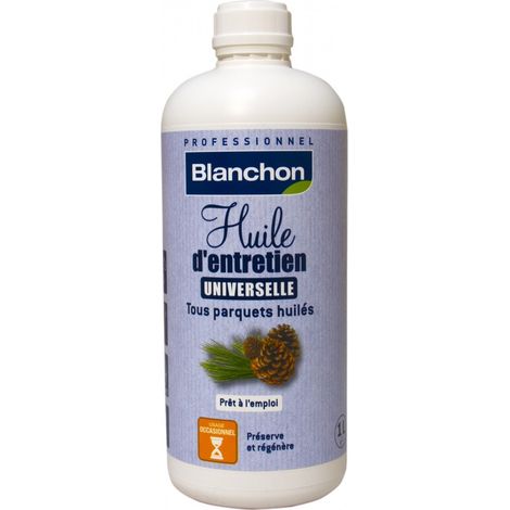 Blanchon – Huile pour bois dur SATINEE biosourcée – Application facile en spray – Sec en 20 mn – Rendement 40m²/L (1/3)