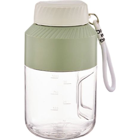 Tragbarer Entsafter und Mixer, großes Fassungsvermögen von 1000 ml (35,19 oz), 10 Edelstahlklingen, USB-aufladbar, für Smoothies, Milchshakes und Lebensmittelverarbeitung, umweltfreundlich.